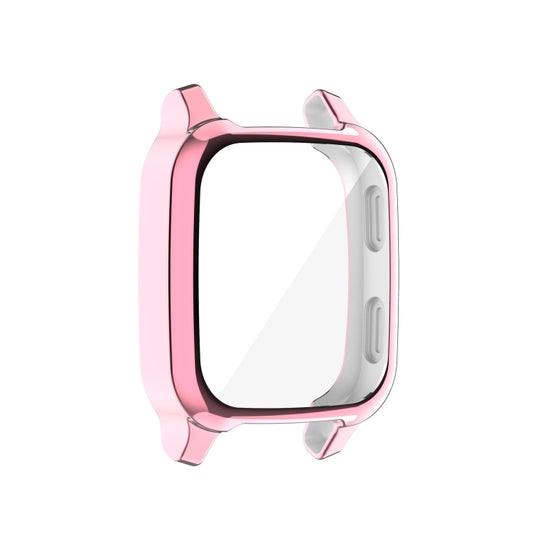For Garmin Venu Sq 2 Full Coverage TPU Electroplating Watch Case(Pink) by buy2fix