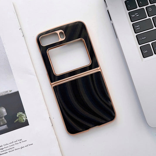 For Motorola Moto Razr 2022 Nano Electroplating Protective Phone Case(Black) by buy2fix