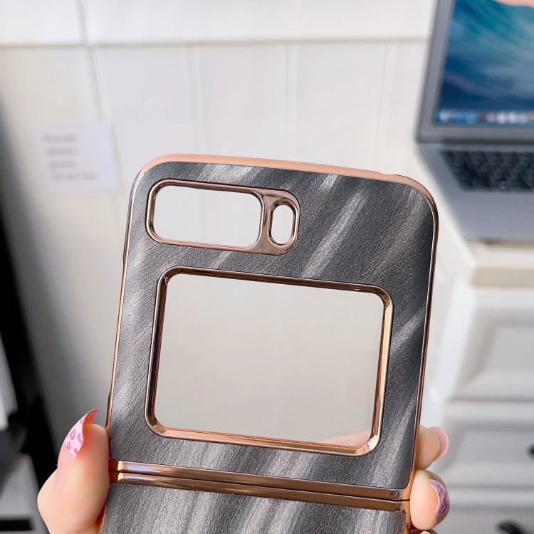 For Motorola Moto Razr 2022 Nano Electroplating Protective Phone Case(Black) by buy2fix