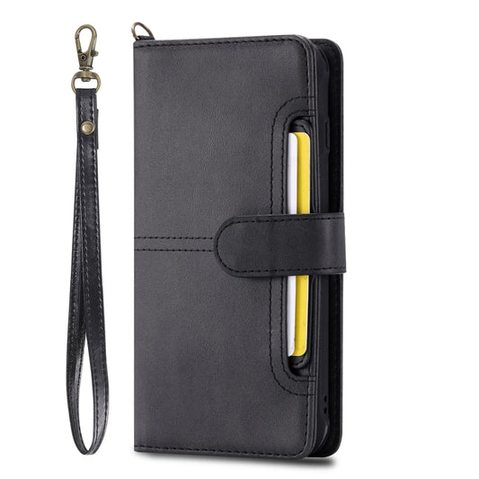 For iPhone 6 Plus / 7 Plus / 8 Plus Multifunctional Detachable Magnetic Horizontal Flip Leather Case with Card Slots & Holder & Wallet & Photo Frame(Black) - More iPhone Cases by buy2fix | Online Shopping UK | buy2fix