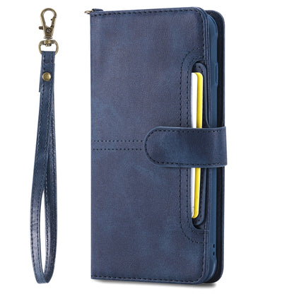 For iPhone 6 Plus / 7 Plus / 8 Plus Multifunctional Detachable Magnetic Horizontal Flip Leather Case with Card Slots & Holder & Wallet & Photo Frame(Blue) - More iPhone Cases by buy2fix | Online Shopping UK | buy2fix