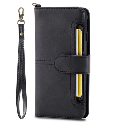 For iPhone 6 / 7 / 8 Multifunctional Detachable Magnetic Horizontal Flip Leather Case with Card Slots & Holder & Wallet & Photo Frame(Black) - More iPhone Cases by buy2fix | Online Shopping UK | buy2fix