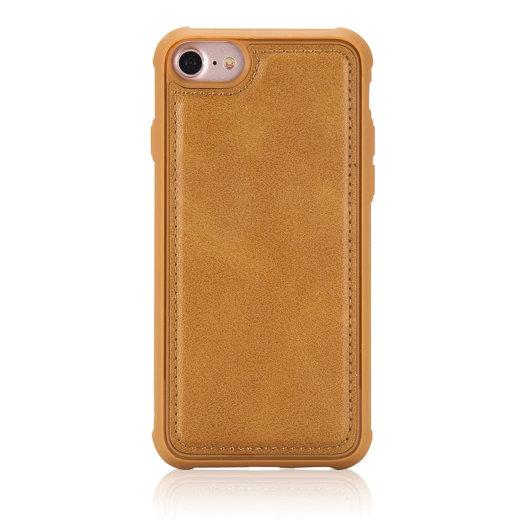 For iPhone 6 / 7 / 8 Multifunctional Detachable Magnetic Horizontal Flip Leather Case with Card Slots & Holder & Wallet & Photo Frame(Brown) - More iPhone Cases by buy2fix | Online Shopping UK | buy2fix