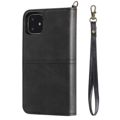 For iPhone 11 Multifunctional Detachable Magnetic Horizontal Flip Leather Case with Card Slots & Holder & Wallet & Photo Frame(Black) - iPhone 11 Cases by buy2fix | Online Shopping UK | buy2fix