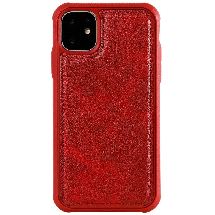 For iPhone 11 Multifunctional Detachable Magnetic Horizontal Flip Leather Case with Card Slots & Holder & Wallet & Photo Frame(Red) - iPhone 11 Cases by buy2fix | Online Shopping UK | buy2fix
