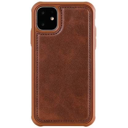 For iPhone 11 Multifunctional Detachable Magnetic Horizontal Flip Leather Case with Card Slots & Holder & Wallet & Photo Frame(Coffee) - iPhone 11 Cases by buy2fix | Online Shopping UK | buy2fix
