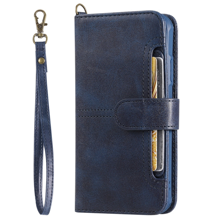 For iPhone 11 Multifunctional Detachable Magnetic Horizontal Flip Leather Case with Card Slots & Holder & Wallet & Photo Frame(Blue) - iPhone 11 Cases by buy2fix | Online Shopping UK | buy2fix