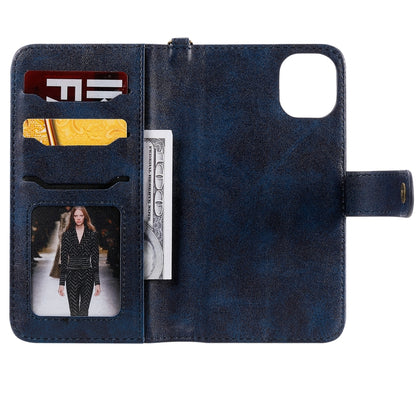 For iPhone 11 Multifunctional Detachable Magnetic Horizontal Flip Leather Case with Card Slots & Holder & Wallet & Photo Frame(Blue) - iPhone 11 Cases by buy2fix | Online Shopping UK | buy2fix
