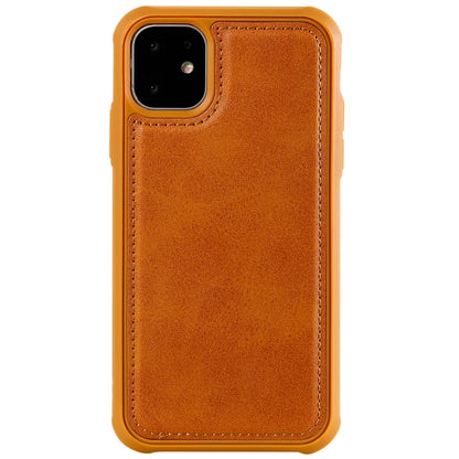 For iPhone 11 Multifunctional Detachable Magnetic Horizontal Flip Leather Case with Card Slots & Holder & Wallet & Photo Frame(Brown) - iPhone 11 Cases by buy2fix | Online Shopping UK | buy2fix