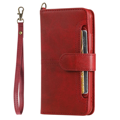 For iPhone 11 Pro Multifunctional Detachable Magnetic Horizontal Flip Leather Case with Card Slots & Holder & Wallet & Photo Frame(Red) - iPhone 11 Pro Cases by buy2fix | Online Shopping UK | buy2fix