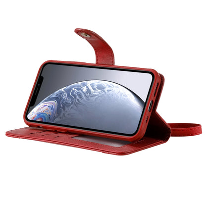 For iPhone 11 Pro Multifunctional Detachable Magnetic Horizontal Flip Leather Case with Card Slots & Holder & Wallet & Photo Frame(Red) - iPhone 11 Pro Cases by buy2fix | Online Shopping UK | buy2fix