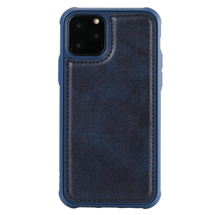 For iPhone 11 Pro Multifunctional Detachable Magnetic Horizontal Flip Leather Case with Card Slots & Holder & Wallet & Photo Frame(Blue) - iPhone 11 Pro Cases by buy2fix | Online Shopping UK | buy2fix