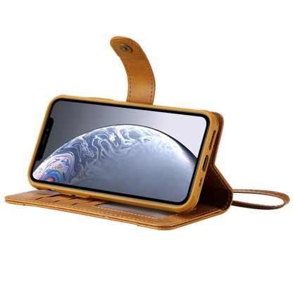 For iPhone 11 Pro Multifunctional Detachable Magnetic Horizontal Flip Leather Case with Card Slots & Holder & Wallet & Photo Frame(Brown) - iPhone 11 Pro Cases by buy2fix | Online Shopping UK | buy2fix