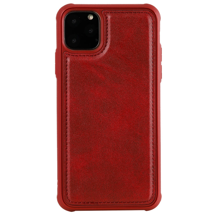 For iPhone 11 Pro Max Multifunctional Detachable Magnetic Horizontal Flip Leather Case with Card Slots & Holder & Wallet & Photo Frame(Red) - iPhone 11 Pro Max Cases by buy2fix | Online Shopping UK | buy2fix