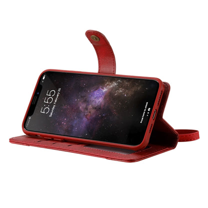 For iPhone 11 Pro Max Multifunctional Detachable Magnetic Horizontal Flip Leather Case with Card Slots & Holder & Wallet & Photo Frame(Red) - iPhone 11 Pro Max Cases by buy2fix | Online Shopping UK | buy2fix