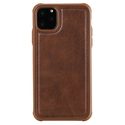 For iPhone 11 Pro Max Multifunctional Detachable Magnetic Horizontal Flip Leather Case with Card Slots & Holder & Wallet & Photo Frame(Coffee) - iPhone 11 Pro Max Cases by buy2fix | Online Shopping UK | buy2fix