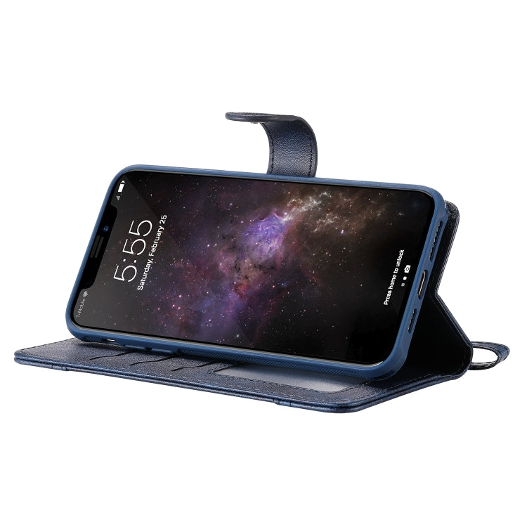 For iPhone 11 Pro Max Multifunctional Detachable Magnetic Horizontal Flip Leather Case with Card Slots & Holder & Wallet & Photo Frame(Blue) - iPhone 11 Pro Max Cases by buy2fix | Online Shopping UK | buy2fix