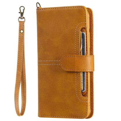 For iPhone 11 Pro Max Multifunctional Detachable Magnetic Horizontal Flip Leather Case with Card Slots & Holder & Wallet & Photo Frame(Brown) - iPhone 11 Pro Max Cases by buy2fix | Online Shopping UK | buy2fix