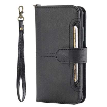 For iPhone XR Multifunctional Detachable Magnetic Horizontal Flip Leather Case with Card Slots & Holder & Wallet & Photo Frame(Black) - More iPhone Cases by buy2fix | Online Shopping UK | buy2fix