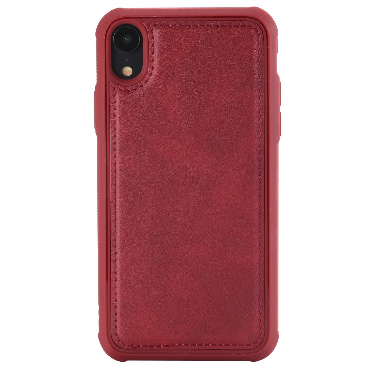 For iPhone XR Multifunctional Detachable Magnetic Horizontal Flip Leather Case with Card Slots & Holder & Wallet & Photo Frame(Red) - More iPhone Cases by buy2fix | Online Shopping UK | buy2fix