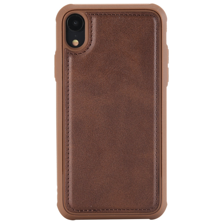 For iPhone XR Multifunctional Detachable Magnetic Horizontal Flip Leather Case with Card Slots & Holder & Wallet & Photo Frame(Coffee) - More iPhone Cases by buy2fix | Online Shopping UK | buy2fix