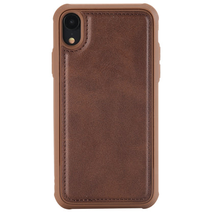 For iPhone XR Multifunctional Detachable Magnetic Horizontal Flip Leather Case with Card Slots & Holder & Wallet & Photo Frame(Coffee) - More iPhone Cases by buy2fix | Online Shopping UK | buy2fix