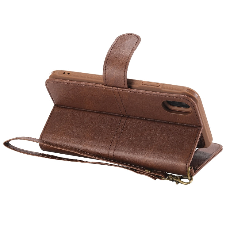 For iPhone XR Multifunctional Detachable Magnetic Horizontal Flip Leather Case with Card Slots & Holder & Wallet & Photo Frame(Coffee) - More iPhone Cases by buy2fix | Online Shopping UK | buy2fix