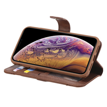 For iPhone XR Multifunctional Detachable Magnetic Horizontal Flip Leather Case with Card Slots & Holder & Wallet & Photo Frame(Coffee) - More iPhone Cases by buy2fix | Online Shopping UK | buy2fix