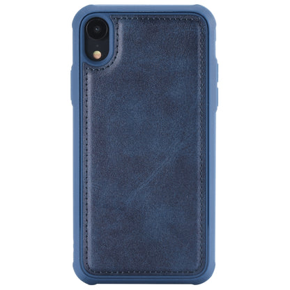 For iPhone XR Multifunctional Detachable Magnetic Horizontal Flip Leather Case with Card Slots & Holder & Wallet & Photo Frame(Blue) - More iPhone Cases by buy2fix | Online Shopping UK | buy2fix