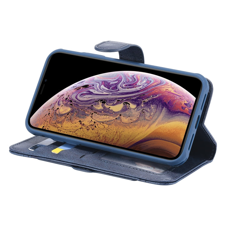 For iPhone XR Multifunctional Detachable Magnetic Horizontal Flip Leather Case with Card Slots & Holder & Wallet & Photo Frame(Blue) - More iPhone Cases by buy2fix | Online Shopping UK | buy2fix
