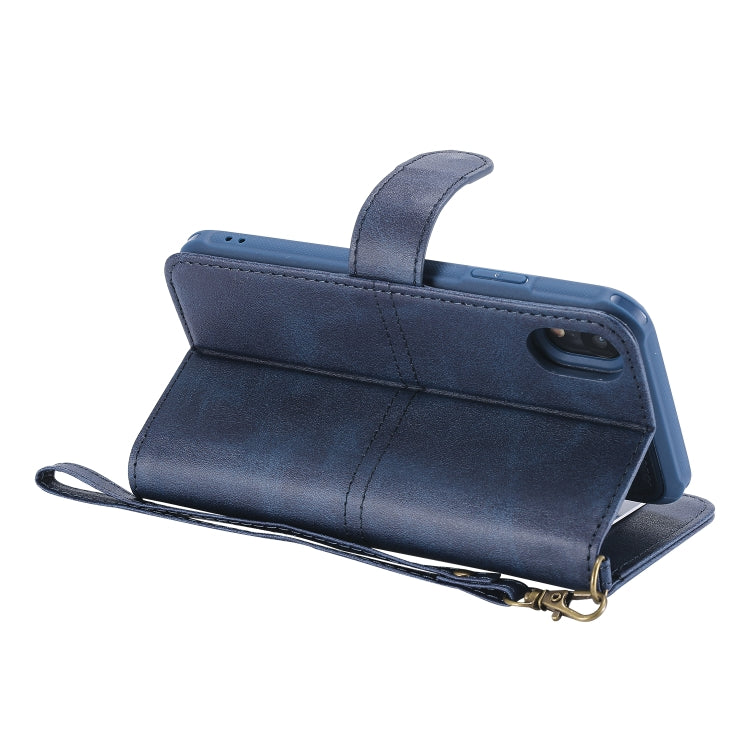 For iPhone XR Multifunctional Detachable Magnetic Horizontal Flip Leather Case with Card Slots & Holder & Wallet & Photo Frame(Blue) - More iPhone Cases by buy2fix | Online Shopping UK | buy2fix