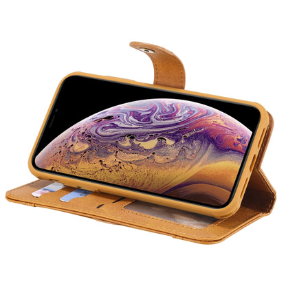 For iPhone XR Multifunctional Detachable Magnetic Horizontal Flip Leather Case with Card Slots & Holder & Wallet & Photo Frame(Brown) - More iPhone Cases by buy2fix | Online Shopping UK | buy2fix