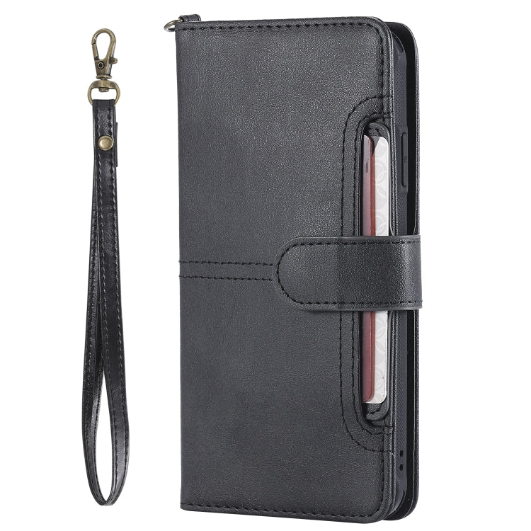 For iPhone XS Max Multifunctional Detachable Magnetic Horizontal Flip Leather Case with Card Slots & Holder & Wallet & Photo Frame(Black) - More iPhone Cases by buy2fix | Online Shopping UK | buy2fix