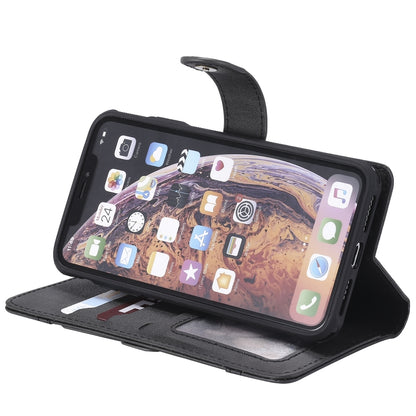 For iPhone XS Max Multifunctional Detachable Magnetic Horizontal Flip Leather Case with Card Slots & Holder & Wallet & Photo Frame(Black) - More iPhone Cases by buy2fix | Online Shopping UK | buy2fix