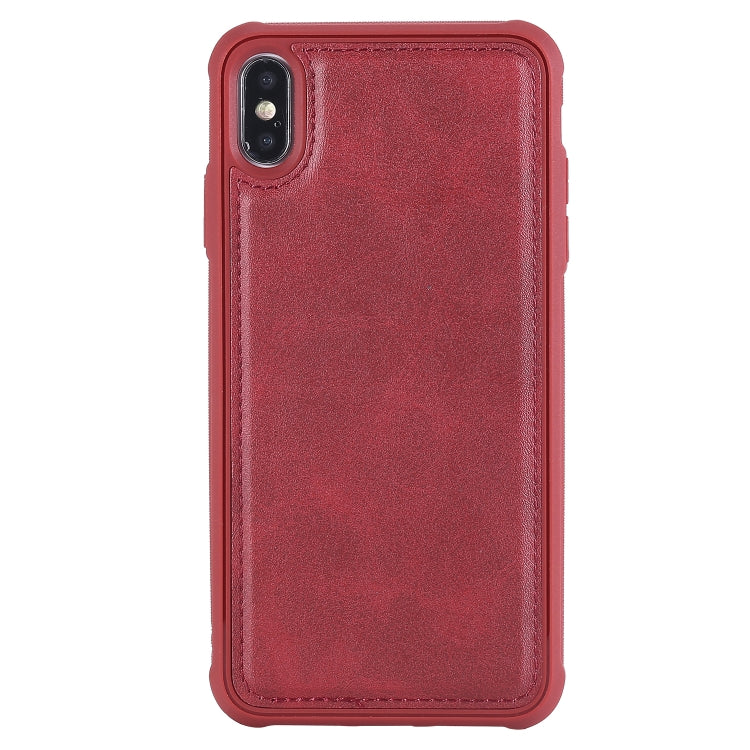 For iPhone XS Max Multifunctional Detachable Magnetic Horizontal Flip Leather Case with Card Slots & Holder & Wallet & Photo Frame(Red) - More iPhone Cases by buy2fix | Online Shopping UK | buy2fix
