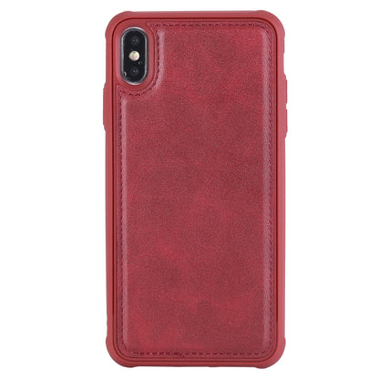 For iPhone XS Max Multifunctional Detachable Magnetic Horizontal Flip Leather Case with Card Slots & Holder & Wallet & Photo Frame(Red) - More iPhone Cases by buy2fix | Online Shopping UK | buy2fix