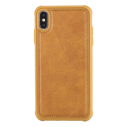 For iPhone XS Max Multifunctional Detachable Magnetic Horizontal Flip Leather Case with Card Slots & Holder & Wallet & Photo Frame(Brown) - More iPhone Cases by buy2fix | Online Shopping UK | buy2fix