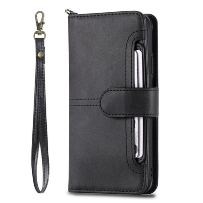 For iPhone X / XS Multifunctional Detachable Magnetic Horizontal Flip Leather Case with Card Slots & Holder & Wallet & Photo Frame(Black) - More iPhone Cases by buy2fix | Online Shopping UK | buy2fix