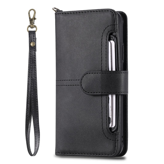For iPhone X / XS Multifunctional Detachable Magnetic Horizontal Flip Leather Case with Card Slots & Holder & Wallet & Photo Frame(Black) - More iPhone Cases by buy2fix | Online Shopping UK | buy2fix