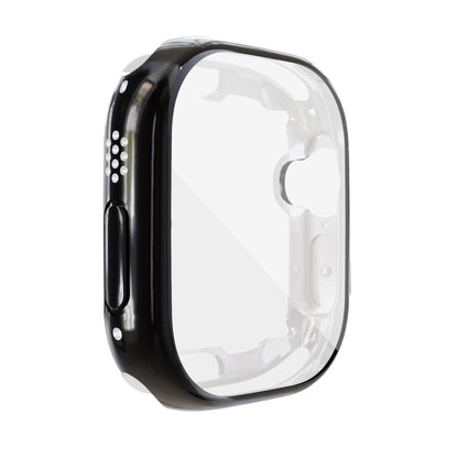 For Apple Watch 8 / 7 41mm All-inclusive Plating TPU Shockproof Case(Black) - Watch Cases by buy2fix | Online Shopping UK | buy2fix