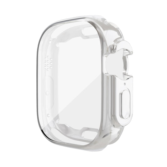 For Apple Watch 9 / 8 / 7 41mm All-inclusive Plating TPU Shockproof Case(Silvery) by buy2fix