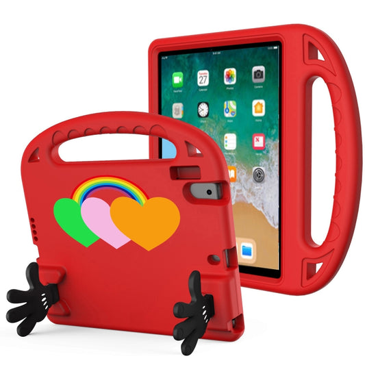 For iPad Air / Air 2 / 9.7 2017 / 9.7 2018 Love Small Palm Holder EVA Tablet Case(Red) - iPad 9.7 (2018) & (2017) Cases by buy2fix | Online Shopping UK | buy2fix