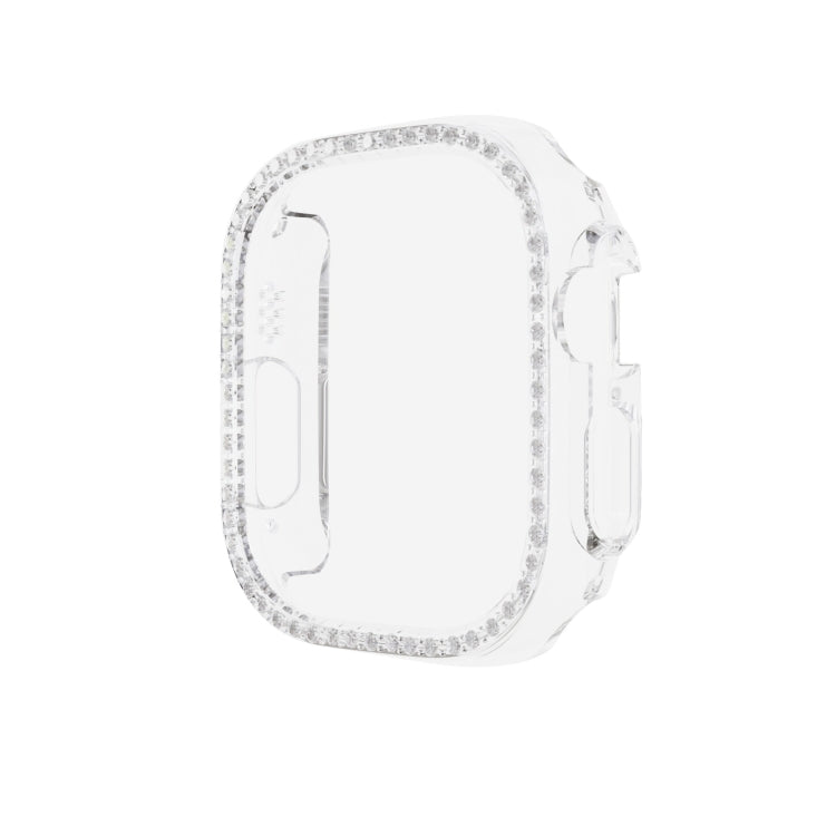 For Apple Watch Ultra 3 / 2 / 1 49mm Diamond Hollow PC Watch Case(Transparent) by buy2fix
