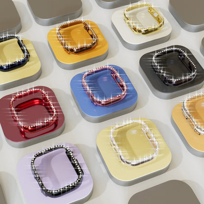 For Apple Watch Ultra 3 / 2 / 1 49mm Diamond Hollow PC Watch Case(Silver) by buy2fix