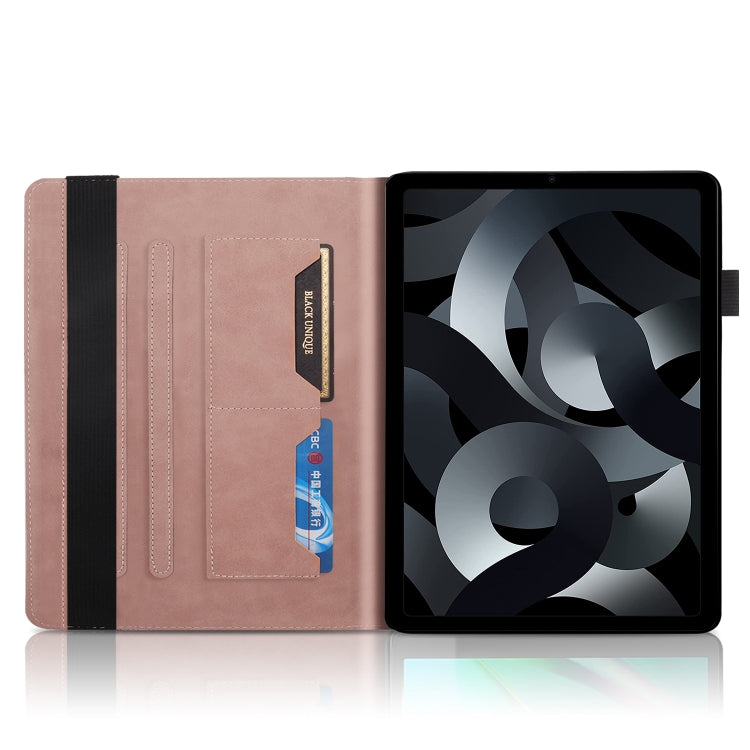 For iPad 2025 / 2022 Life Tree Series Horizontal Flip Leather Case with Holder(Rose Gold) - iPad 2025 / 2022 Cases by buy2fix | Online Shopping UK | buy2fix