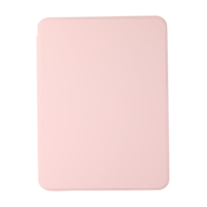 For iPad Air 5 2022 / 4 2020 Acrylic Rotatable Holder Tablet Leather Case(Pink) - iPad Air (2022) / (2020) 10.9 Cases by buy2fix | Online Shopping UK | buy2fix