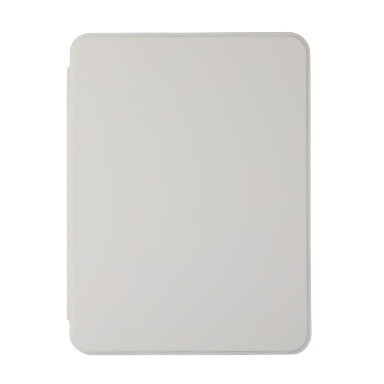 For iPad Air 5 2022 / 4 2020 Acrylic Rotatable Holder Tablet Leather Case(Beige) - iPad Air (2022) / (2020) 10.9 Cases by buy2fix | Online Shopping UK | buy2fix