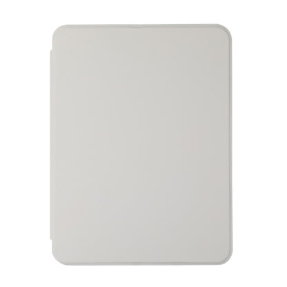 For iPad Air 5 2022 / 4 2020 Acrylic Rotatable Holder Tablet Leather Case(Beige) - iPad Air (2022) / (2020) 10.9 Cases by buy2fix | Online Shopping UK | buy2fix