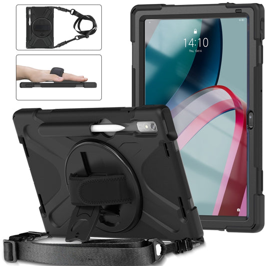For Lenovo Pad Pro 11.2 2022 TB-138FC/132FU Silicone + PC Protective Tablet Case(Black) - Lenovo by buy2fix | Online Shopping UK | buy2fix