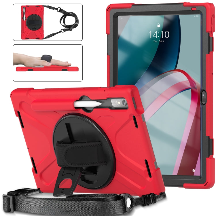 For Lenovo Pad Pro 11.2 2022 TB-138FC/132FU Silicone + PC Protective Tablet Case(Red) - Lenovo by buy2fix | Online Shopping UK | buy2fix